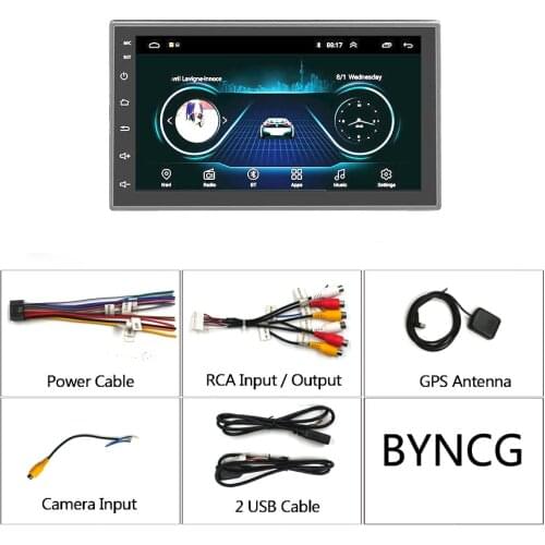 Android 8.1 2 Din Car radio Multimedia Video Player Universal auto Stereo GPS MAP For Volkswagen Nissan Hyundai Kia toyota CR-V