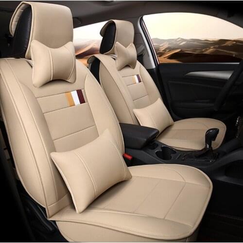 Car seat covers cushion set leather for Peugeot 301 2008 308 408 508 3008 RCZ 208 4008 308S Caddy Combi VR6 multivan Golf GTI CC