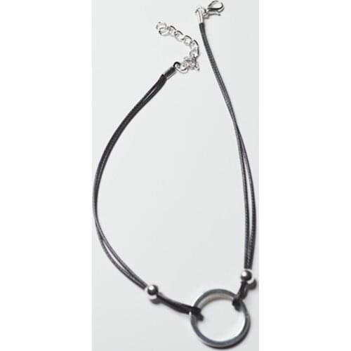 Cute Girls Vintage Leather Choker Necklaces For Women Gothic Punk Rope Chain Necklace Female Jewelry Party Friends Gift