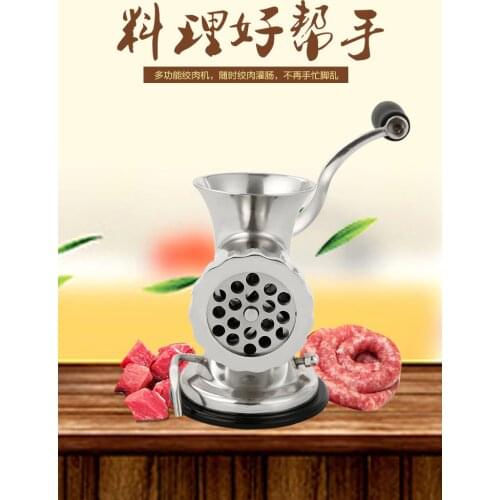 Multifunctional Meat Grinder Sausage Maker Aluminum Alloy Household Manual Sausage Filler Table Hand Crank Kitchen Tools