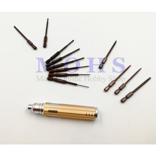 12in1 multi functional combination screwdriver set hexagon slotted cross plum screwdriver COMBO RC model building repair tools