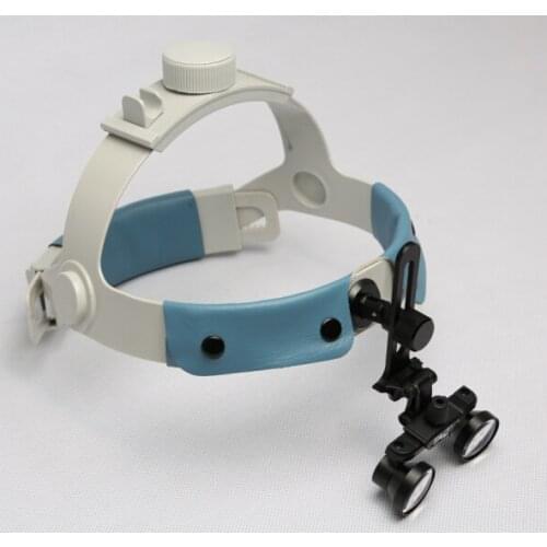 TAOS new Binocular Magnifiers auto zoom 2.5X with Long Distance with LED head lamp with headband