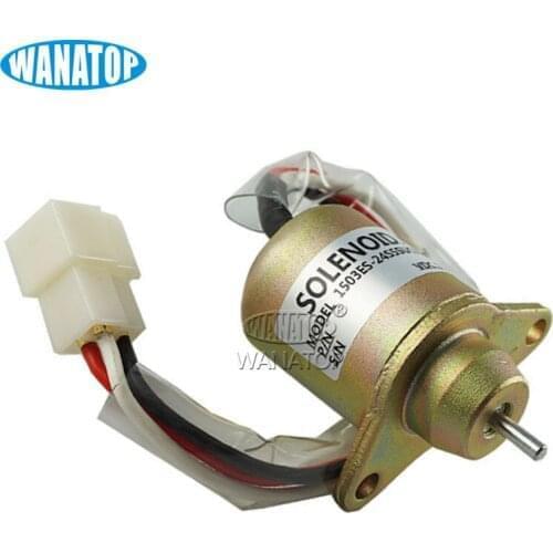 New Fuel Solenoid 1503ES-24S5SUC5S SA-4850 119653-77950 For Yanmar John Deere Takeuchi Komatsu 24V