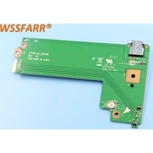 Original For Asus X75A X75V X75VD DC POWER BOARD X75VD_DC_BOARD REV:2.0 60 NC0DC1000 100% tested ok
