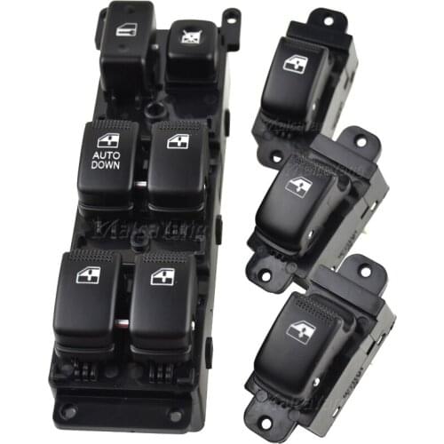 For Hyundai Elantra Sonata Kia Optima Rio Sedona Spectra 2006-2010 93570-1G110 935701G110 New Master Power Window Switch Control