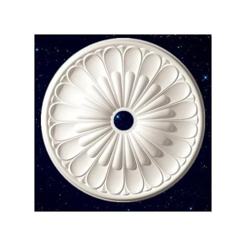 Ceiling decoration rosette PU decorative pendant lamp base panel ceiling rose European style