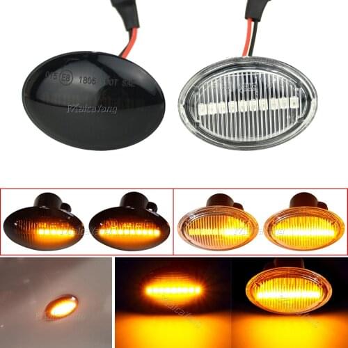 Repeater Side Marker Lamp Dynamic LED Turn Signal Light For Fiat 500 Ford KA Lancia Lybra Ypsilon Maserati GranCabrio Granturis