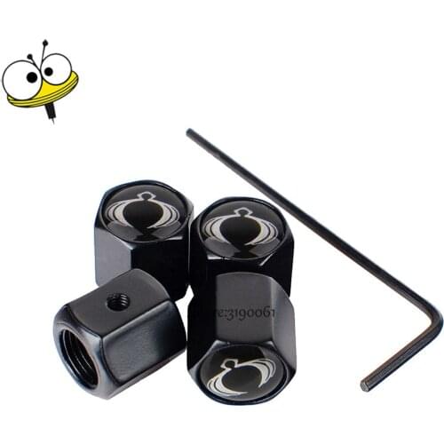 Car Styling Auto Wheel Tire Valve Stem Caps Rim Sticker For Ssangyong Kyron XLV Chairman Korando Rexton Actyon Rodius Tivoli