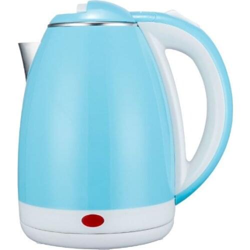 Thermal insulation tea kettle stainless steel double layer travel heat preservation auto 2L electric water kettle