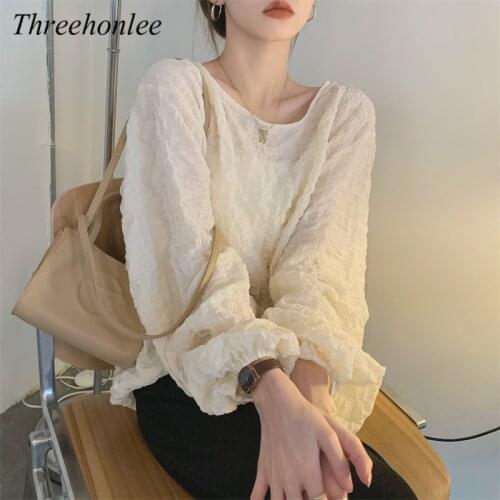 Threehonlee Womens Long Shirts