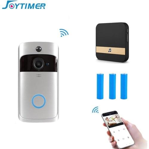 Joytimer Smart IP Video Intercom WIFI Video Door Phone Door Bell WIFI Doorbell Camera IR Alarm Wireless Motion Detection
