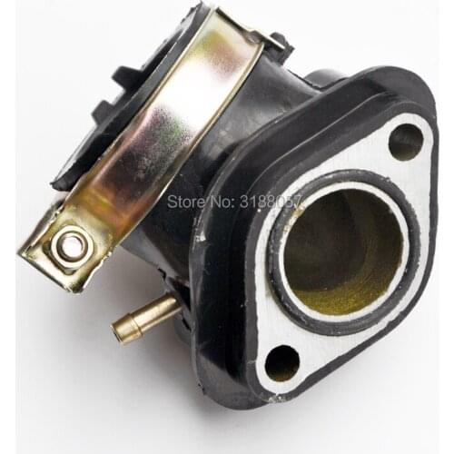 Intake Pipe Carburetor Inlet Pipe for GY6 125cc 150cc Intake Manifold Pipe Moped Scooter ATV Go Kart Engine Part