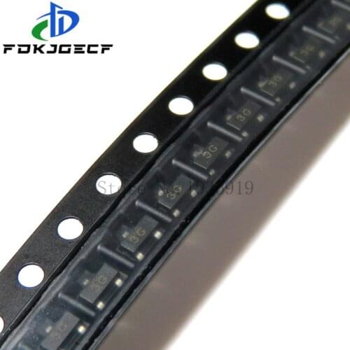 100PCS BC857C SMD 3G BC857 SOT-23 new and original In Stock