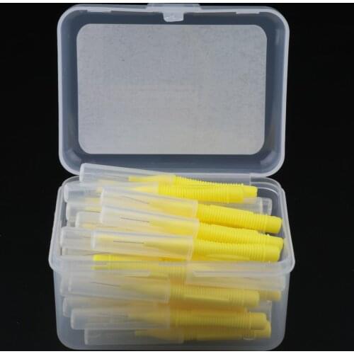 40pcs Professional Den-tal Interdental Brush Tooth Pick Toothpick Stick Tools