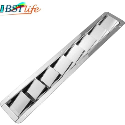 8 Slots Stainless Steel 304 Boat Marine Air Louver Vent Grille Ventilation Louvered Ventilator Grill Cover