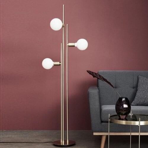 American minimalist glass restaurant chandelier Nordic simple European living room bedroom bar designer model chandelier