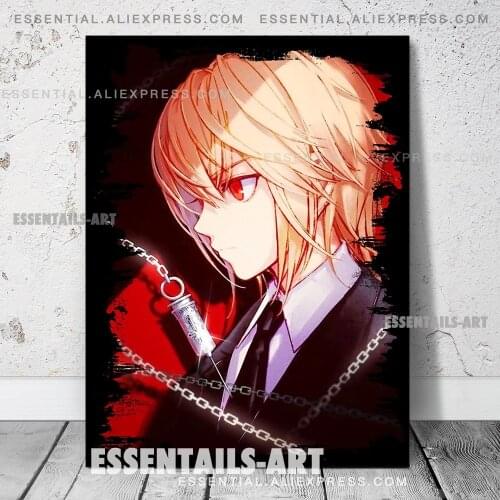 Kurapika Kuruta Hunter X HxH Anime Poster Canvas Wall Art Painting Decor Pictures Bedroom Living Room Home Decoration Prints