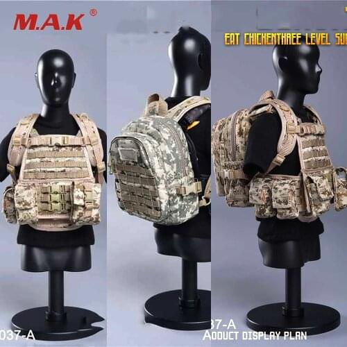 AS037 1:6 Scale Male Scene Accessories Type A&BChest hanger Gun hanger Tactical backpack Weapon backpack for 12'' Action Figure