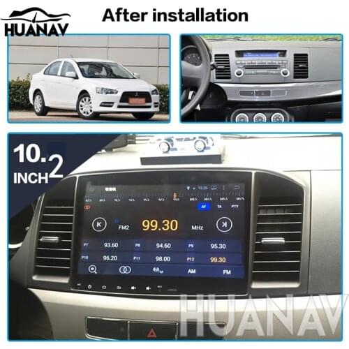 Android 8.1 Car CD DVD player GPS navigation for Mitsubishi Lancer EVO X Galant Fortis 2007-2012 Radio multimedia player Audio