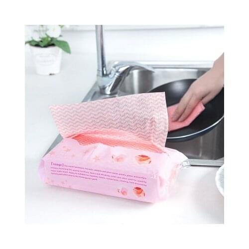 BF040 Disposable removable non-woven cloth towel 80 pumping rag cleaning cloth 25.5*11*6cm