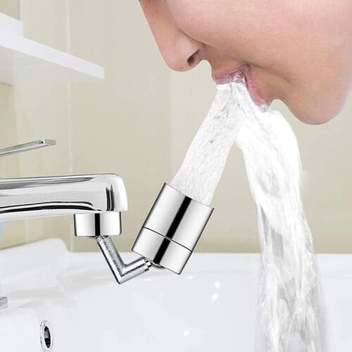 Splash Filter Faucet 720 Degrees Rotatable 22-24mm Universal Sprayer Head Faucets Sprayer Bathroom Kitchen Tap Extender Adapter