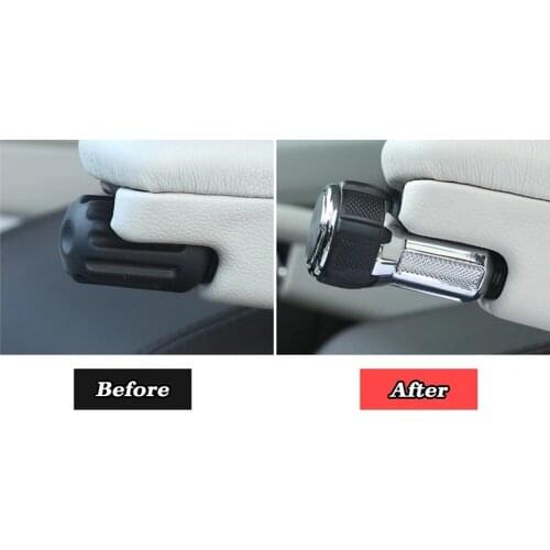 Kit Armrest knob Aluminum alloy Silver Replacement Accessories Practical