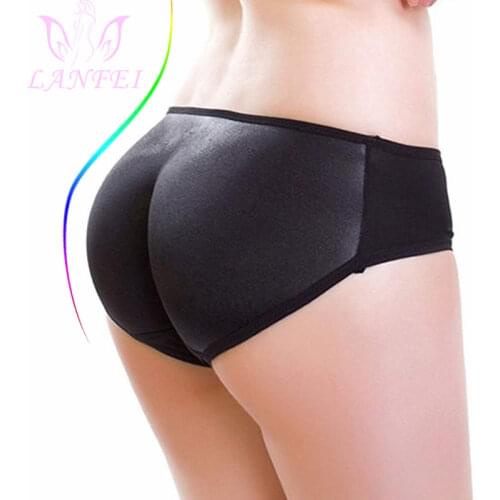 LANFEI Sexy Body Shaper Butt Lifter Paded Panties for Women Fajas Tummy Control Pants Fake Buttock Hip Enhancer Short Underwear