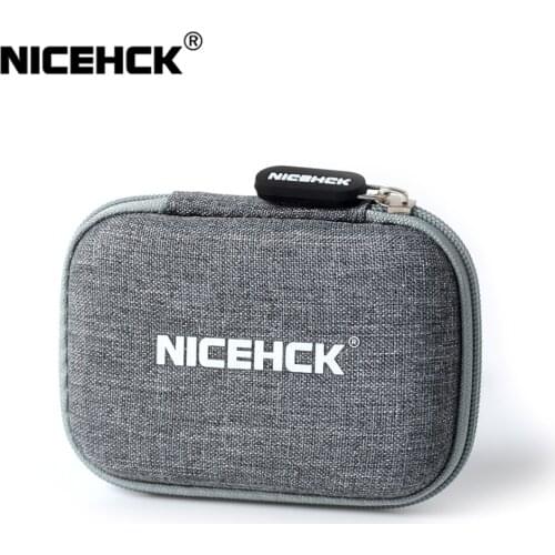 NiceHCK Linen Case In Ear Earphone Bag Headphones Portable Storage Box Headset Accessories Use For KZZSN CCAC12 NX7 Pro/DB3/F3