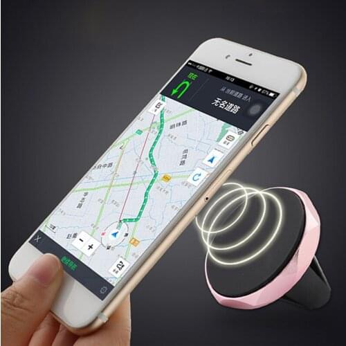 Magnetic Car Phone Holder Universal Magnet Metal Stand In Car Air Vent Mount Mobile Cell Support Car GPS Mobile Phone Universal