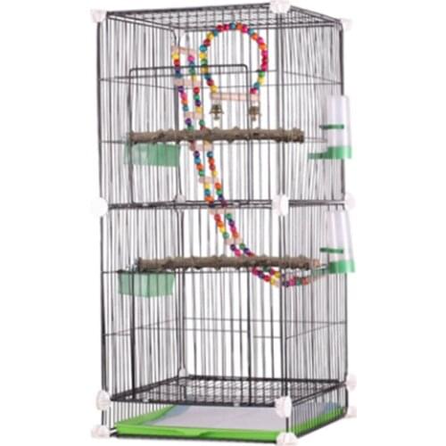 Budgerigar Cage Wrought Iron Thrush Embroidered Starling Stainless Bird Cage Large Bird Cage Parrot Cage
