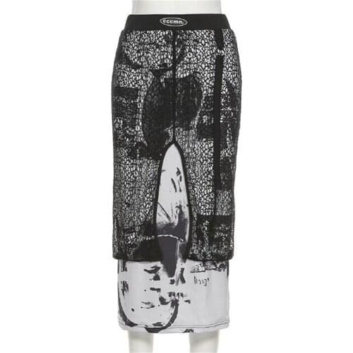 ORIENTDRIM High Waist Skirts For Women