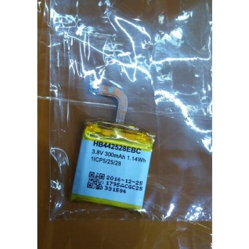 HB442528EBC Genuine Battery 300mah 3.8V For Huawei Watch 1 Watch1 300mAh Replacement Phone Battery