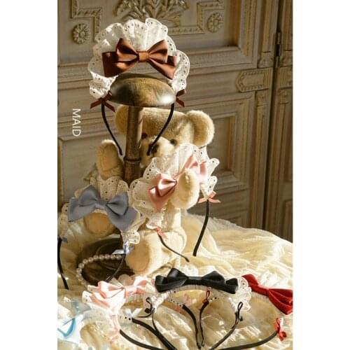 Original design Lolita maid doll sense headband medieval baby style kc headdress