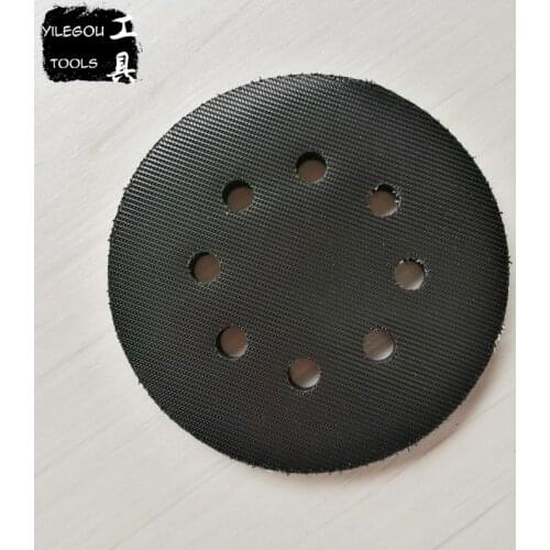 Free Shipping 125mm Sander Crash Pad 5 Inches 8 Hole Sponge Buffer Cushion For Wood Sander Machine