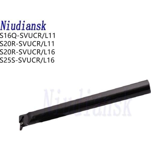 S20R-SVUCR16 CNC Lathe Tools S25S-SVUCR16 Inner Hole Turning Tool Holder S16Q-SVUCR11 Arbor S20R-SVUCR11 Internal Turning Tools