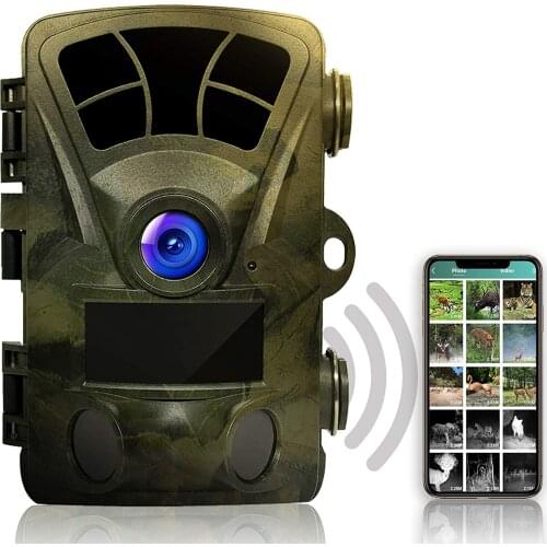 Wi-Fi off-road camera 20MP CMOS motion sensor ultra-night vision distance hunting camera suitable for wildlife monitoring