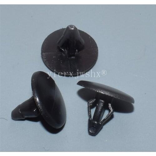 Yierxjwshx Hood Insulation Retaining Clip Fits Into 6mm Hole Car Fastener Plastic Rivet For Ford F1CZ-16774-A Mazda 455-56-741