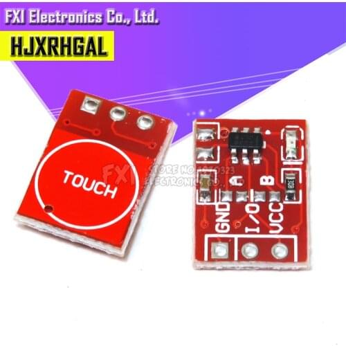 5pcs TTP223 Touch Key Switch Module Touching Button Self-Locking/No-Locking Capacitive Switches Single Channel Reconstruction