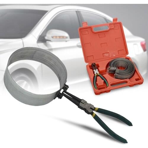 62-140mm Fastener Clamp Cylinder Installer Ratchet Pliers Piston Ring Compressor Plier Clamp Assembly Engine Tool