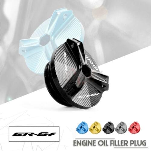 Motorcycle Accessories Engine Oil Drain Plug Sump Nut Cup Cover Filler Cap for Kawasaki NINJA 650 ER6F ER6N 2006-2016