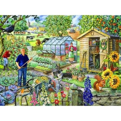 Diamond Painting House Rhinestone Picture Full Diamond Embroidery Farm Landscape Cross Stitch Kit Wall Decoration
