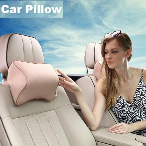 Car Neck Support Pillow for Neck Pain Relief When Driving,Headrest Pillow for Car Seat with Soft Memory Foam Neck Lumbar Support