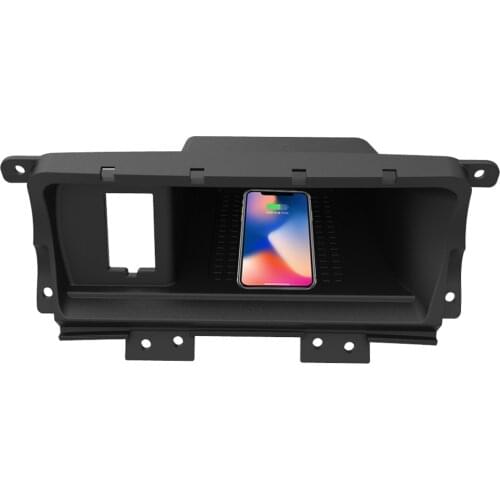 QI Wireless Car Charger For Nissan Sylphy 2016-2019 Intelligent Infrared Fast Wireless Charging Car Phone Holder for IPhone