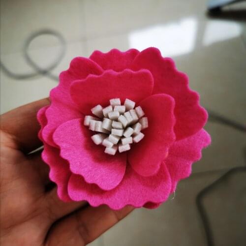 Flower petal steel rule cutting die SMR-FL0120 for 3D flowers craft dies