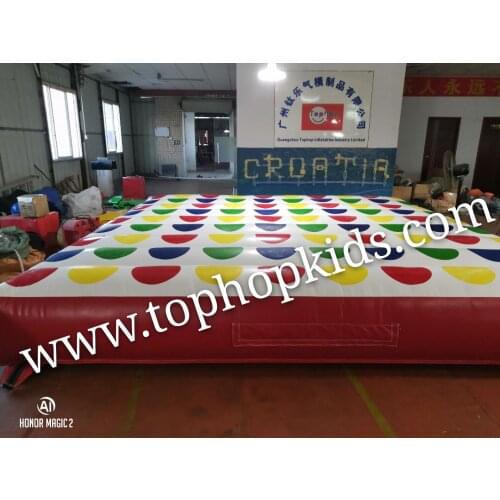 Hot sale 14eet by 14feet Inflatable mattress inflatable mat game for Child/Adults with Free shipping
