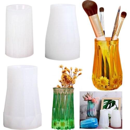 DIY Epoxy Resin Mold Vase Silicone Mold Small Bottle Resin Art Supplies Container Storage Box Home Decoration Craft