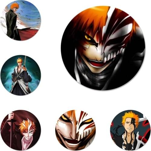 Kurosaki Icons Pins Badge Decoration Brooches Metal Badges For Clothes Backpack Decoration 58mm