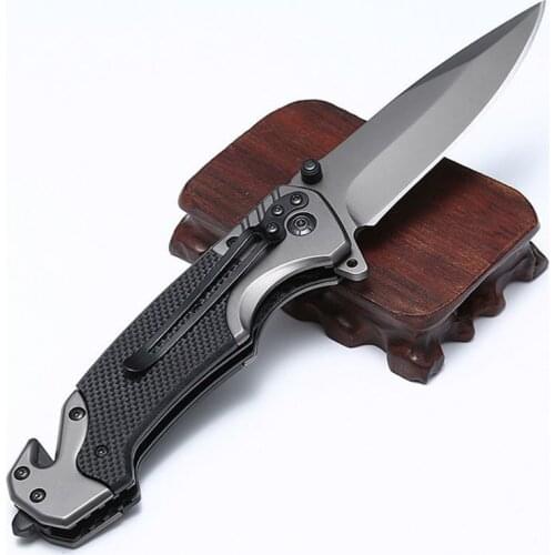 Multifunctional Stainless Steel Folding Knife Outdoor Self-defense Tool Household Fruit Knife