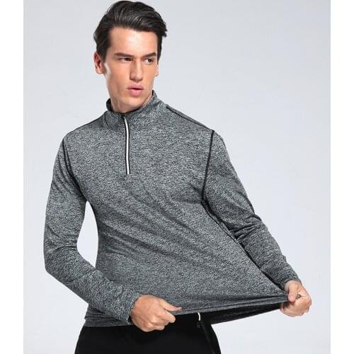 Mens Sports Jacket Fitness Running Training Sweater Long-Sleeved Reflective Zipper Casual Sportswear Quick-Drying Coat Autumn