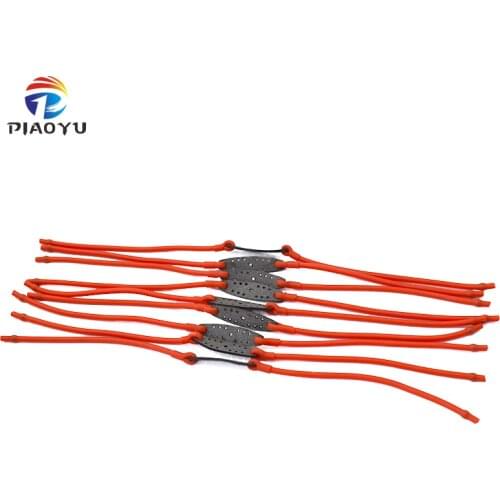 Strong Rubber Band Set 3/6/9pcs Red Traditional Round Rubber Band Natural Latex Outdoor Slingshot Shooting Accessories
